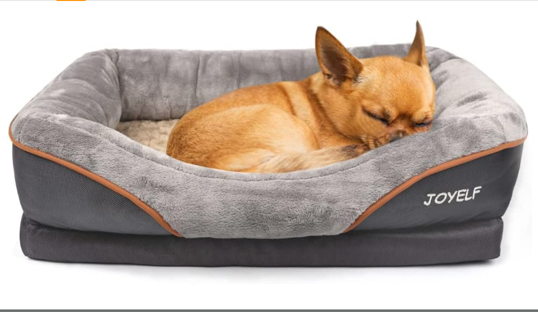 JOYELF's Memory Foam Dog Bed for Miniature Schnauzers