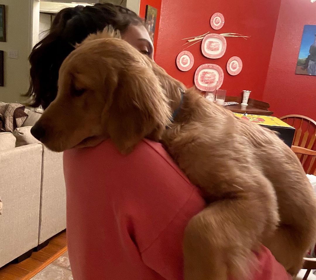 Alison Appleby and Her Adorable Golden Retriever Service Dog