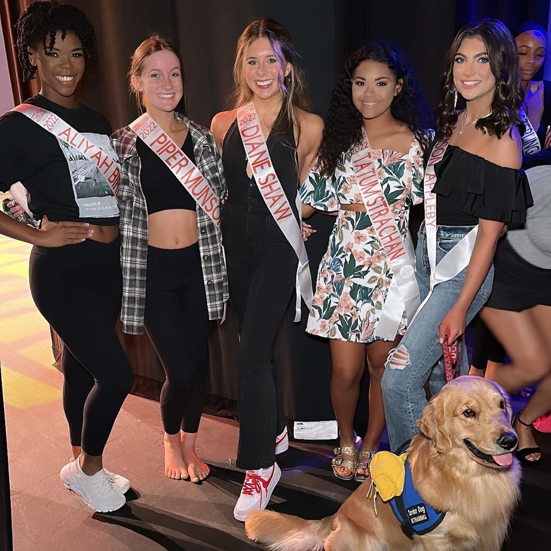 Alison Appleby and Her Adorable Golden Retriever Service Dog
