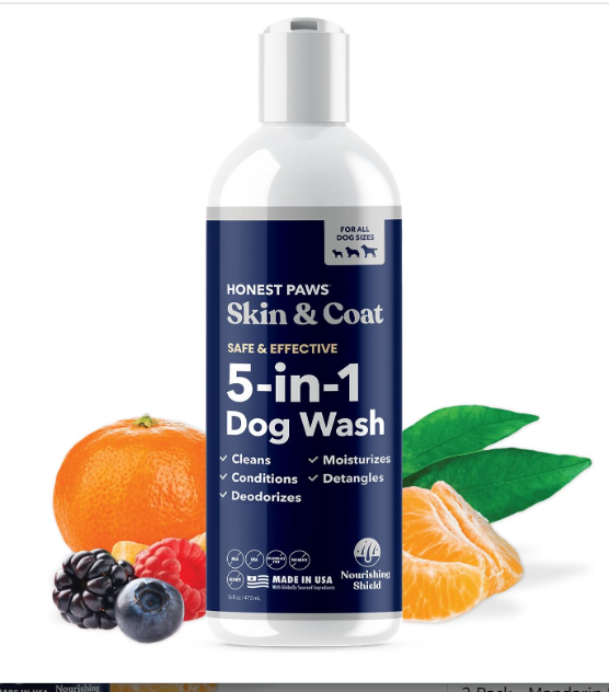 The Honest Paws Dog Shampoo and Conditioner